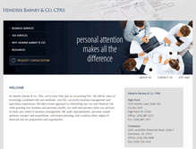 Tablet Screenshot of hendrixbarneycpas.com